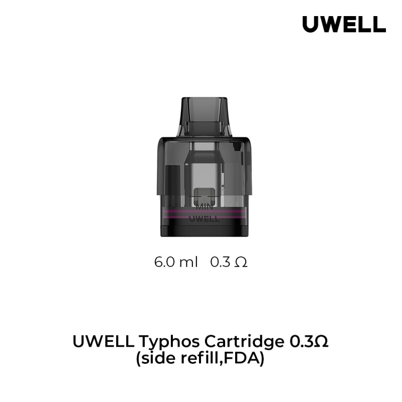 Typhos Replacement Cartridge (6 ml) by Uwell Typhos Replacement Cartridge (6 ml) by Uwell