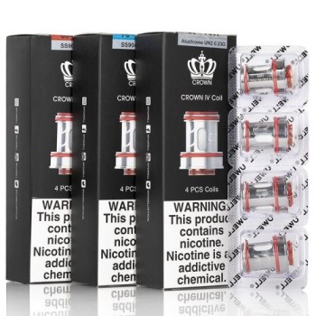 Crown 4 Replacement Coils by Uwell (4-Pcs Per Pack) Crown 4 Replacement Coils by Uwell (4-Pcs Per Pack)
