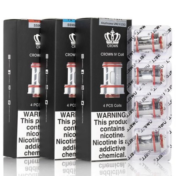 Crown 4 Replacement Coils by Uwell (4-Pcs Per Pack) Crown 4 Replacement Coils by Uwell (4-Pcs Per Pack)