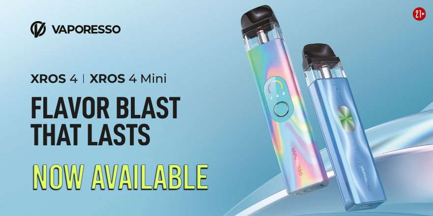 XROS 4/ XROS 4 Mini Kits Now Available at Worldwide Vape!
