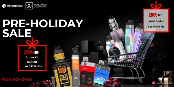 Vaporesso Pre-Holiday Sale Vaporesso Pre-Holiday Sale