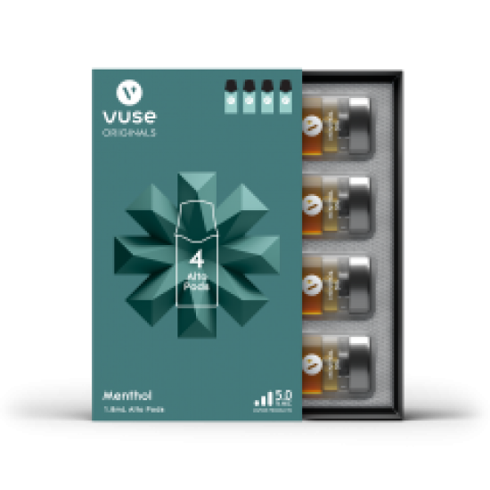 Alto Replacement Pods by Vuse 5.0 mg (4 Per Pack) (Box of 5 Packs)