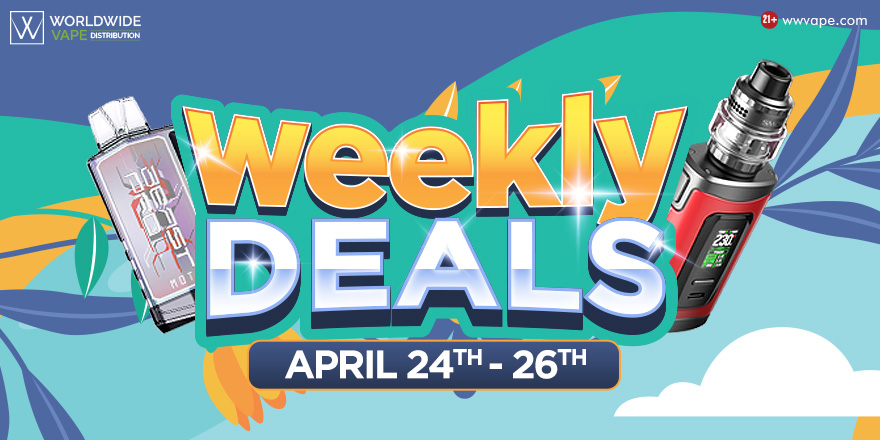 Weekly Wholesale Vape Deals (April 24th - April 26th)