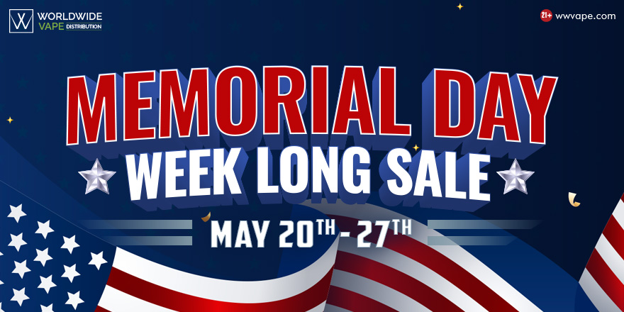 Memorial Day Week Long Sale (May 20th - May 27th)