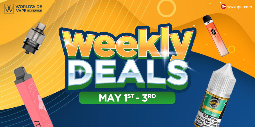 Weekly Wholesale Vape Deals (May 1st - May 3rd)