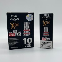 HOKCLOUDS Super Mesh Flavor Replacement Coils (3-PK) by Xtra Vape HOKCLOUDS Super Mesh Flavor Replacement Coils (3-PK) by Xtra Vape