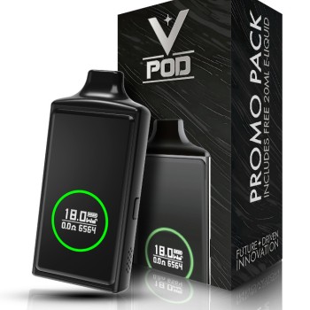 V-Pod Pod System (Promo: 2 x 10mL Bottle) by CraftBox V-Pod Pod System (Promo: 2 x 10mL Bottle) by CraftBox