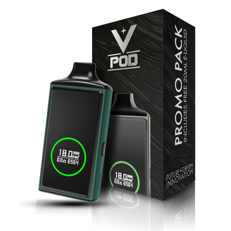 V-Pod Pod System (Promo: 2 x 10mL Bottle) by CraftBox V-Pod Pod System (Promo: 2 x 10mL Bottle) by CraftBox