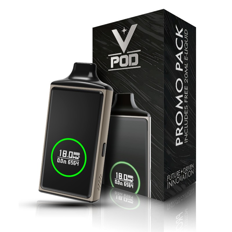 V-Pod Pod System (Promo: 2 x 10mL Bottle) by CraftBox V-Pod Pod System (Promo: 2 x 10mL Bottle) by CraftBox