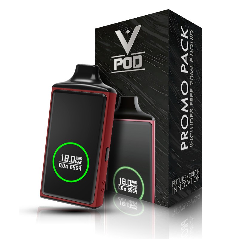 V-Pod Pod System (Promo: 2 x 10mL Bottle) by CraftBox V-Pod Pod System (Promo: 2 x 10mL Bottle) by CraftBox