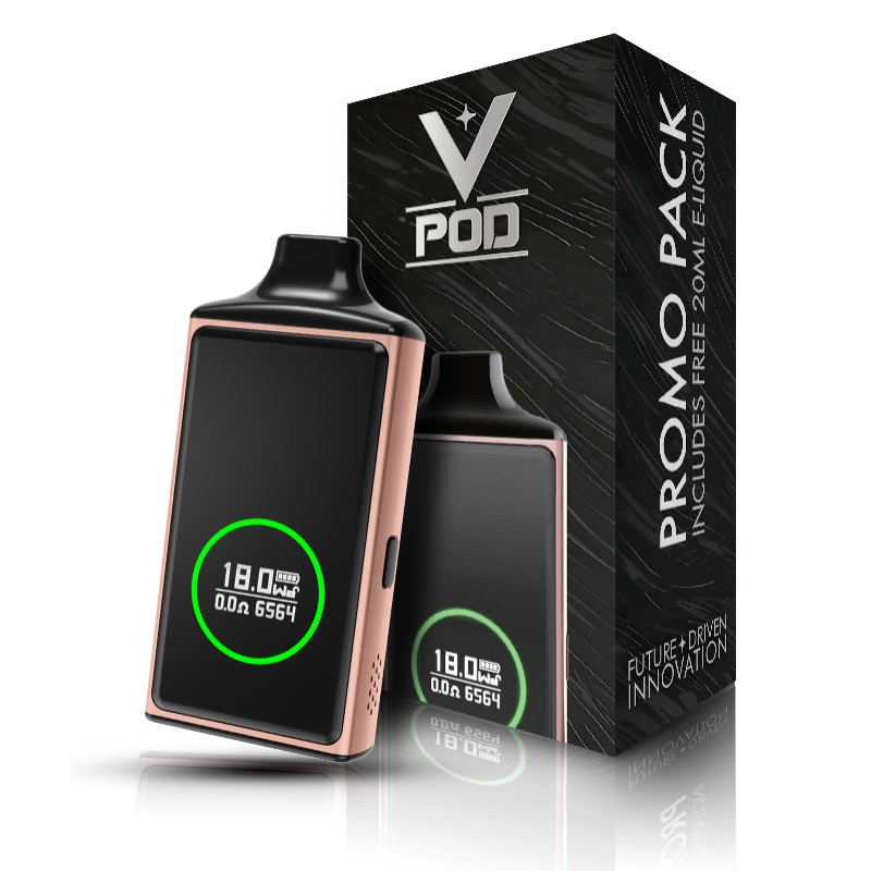 V-Pod Pod System (Promo: 2 x 10mL Bottle) by CraftBox V-Pod Pod System (Promo: 2 x 10mL Bottle) by CraftBox