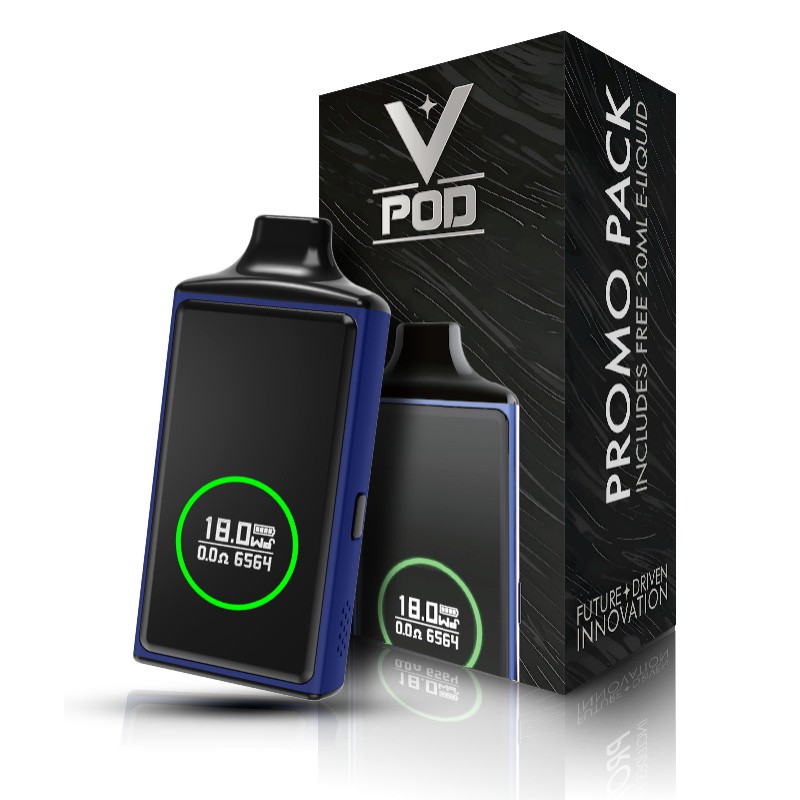 V-Pod Pod System (Promo: 2 x 10mL Bottle) by CraftBox V-Pod Pod System (Promo: 2 x 10mL Bottle) by CraftBox