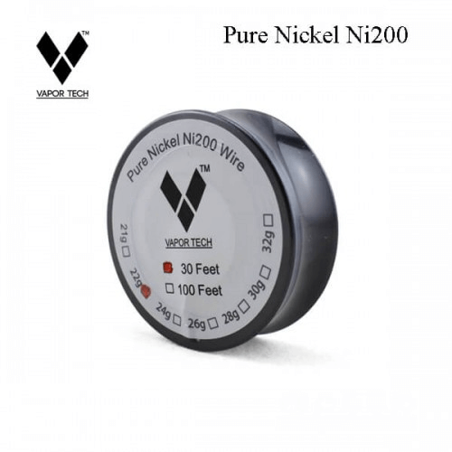Pure Nickel Ni200 Wire 30Ft By Vapor Tech