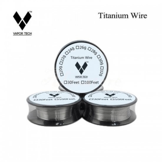 Pure Titanium Wire 30FT By Vapor Tech
