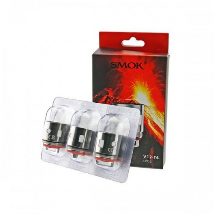 TFV12 - T6 Replacement  Coils by Smok (3-Pcs Per Pack)