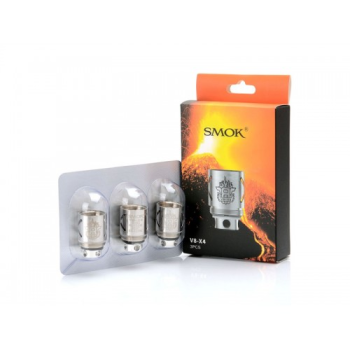 TFV8 - X4 Replacement Coils by Smok (3-Pcs Per Pack) TFV8 - X4 Replacement Coils by Smok (3-Pcs Per Pack)