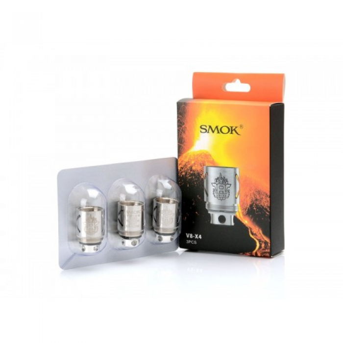 TFV8 - X4 Replacement Coils by Smok (3-Pcs Per Pack)