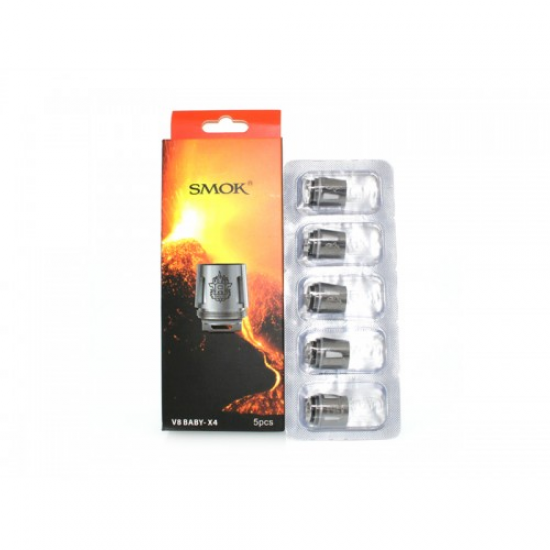 TFV8 Baby - T8 Replacement Coils by Smok  (5-Pcs Per Pack)