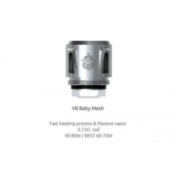 TFV8 Baby Mesh Replacement Coils by Smok  (5-Pcs Per Pack) TFV8 Baby Mesh Replacement Coils by Smok  (5-Pcs Per Pack)