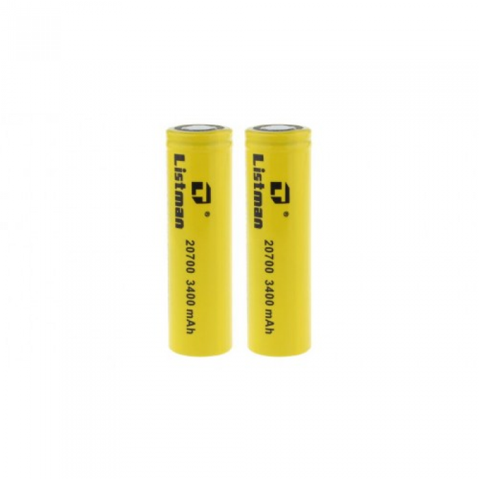 IMR 20700 3.7V 3400mAh Battery by Listman