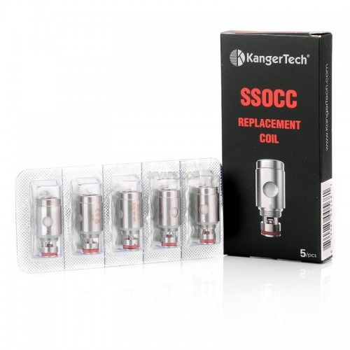 SSOCC Replacement Coils by Kanger (5-Pcs Per Pack)