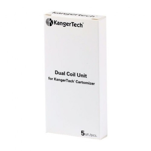 Dual Heating Replacement Coils by Kanger (5-Pcs Per Pack)