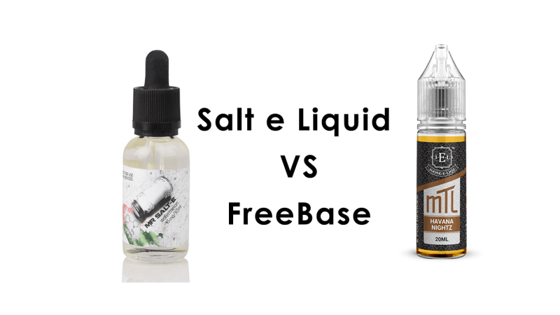 Difference between Salt e liquid and Freebase Difference between Salt e liquid and Freebase