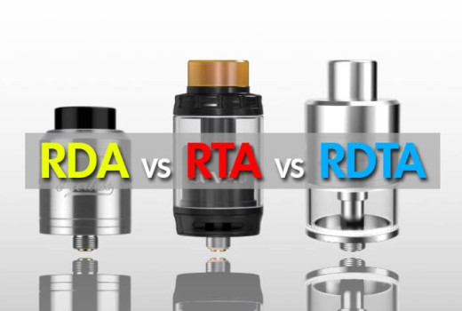 RDA vs RTA vs RDTA: Understanding Vaping Atomizer Types