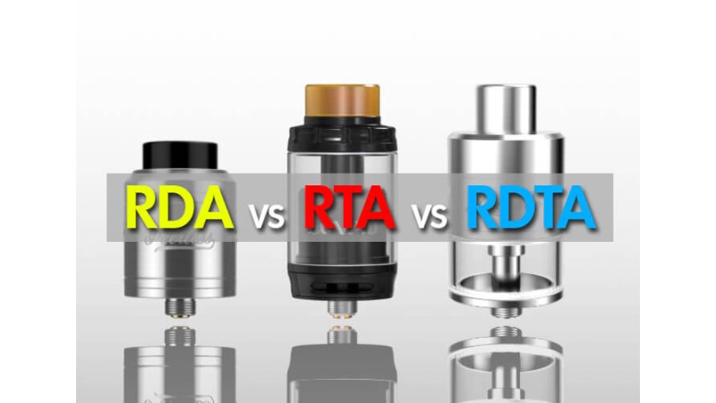RDA vs RTA vs RDTA: Understanding Vaping Atomizer Categories RDA vs RTA vs RDTA: Understanding Vaping Atomizer Categories